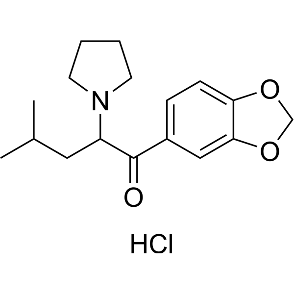 3,4-Methylenedioxy-α-pyrrolidinoisohexanophenone hydrochloride 24622-58-0